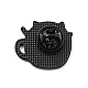 Coffee Cup Cat Enamel Pin(JEWB-H009-01EB-01)-2