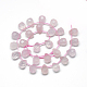 Natural Rose Quartz Beads Strands(G-R435-15H)-2