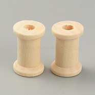 Wooden Empty Spools for Wire, Thread Bobbins, BurlyWood, 2.3x1.4cm(TOOL-WH0125-53B)