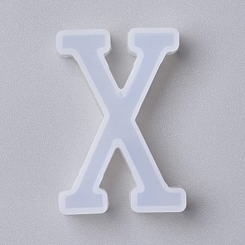 Silicone Molds, Resin Casting Molds, For UV Resin, Epoxy Resin Jewelry Making, Letter, Letter.X, 4.1x2.8x1.1cm