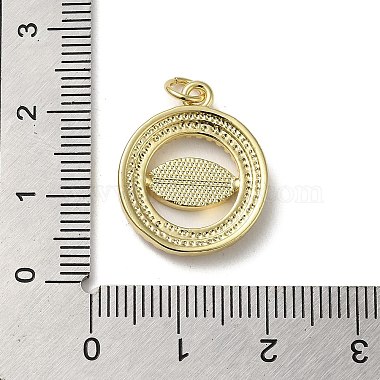Brass Micro Pave Cubic Zirconia Pendants(KK-Q808-03G)-3