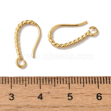 Long-Lasting Plated Brass Ear Wire(KK-K381-07G-01)-3