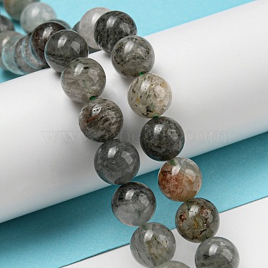 Natural Lodolite Quartz Beads Strands(G-R494-A15-03)-4