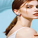 1 Pair Alloy Dangle Stud Earrings(EJEW-LP0007-118)-1