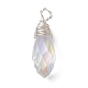 pendentif en verre transparent(PALLOY-JF02259)-2