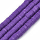 Handmade Polymer Clay Beads Strands(CLAY-R089-6mm-052)-1