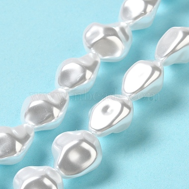 hilos de cuentas de perlas de imitación de plástico abs(KY-F021-03)-2