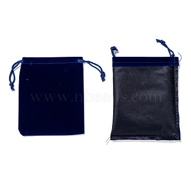 Pochettes rectangle en velours(X-TP-R002-10x12-03)-5