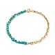 Synthetic Turquoise Chip Beads Jewelry Set(SJEW-JS01223-03)-5