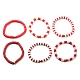 Handmade Polymer Clay Heishi Beads Stretch Bracelets Sets(BJEW-JB05902-08)-1