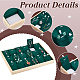 Wooden Necklace 18 Grids Stackable Pendant Display Tray(NDIS-WH0010-28)-4