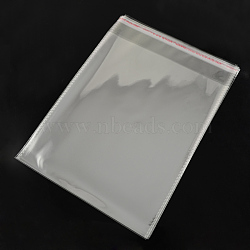 OPP Cellophane Bags, Rectangle, Clear, 24x18cm, Unilateral Thickness: 0.035mm, Inner Measure: 20.5x18cm(X-OPC-R012-09)