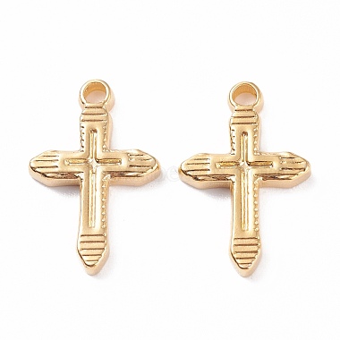 Golden Cross 304 Stainless Steel Pendants