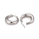 Non-Tarnish Ring 304 Stainless Steel Hoop Earrings(EJEW-O032-13P)-2