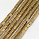 Electroplate Non-magnetic Synthetic Hematite Beads Strands(G-J166-2x2mm-03)-1