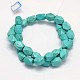 Synthetic Turquoise Cuboid Bead Strands(G-M150-23)-2