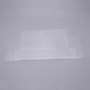 Transparent PVC Box, Candy Treat Gift Box, for Wedding Party Baby Shower Packing Box, Rectangle, Clear, 5.2x11.2x20.2cm(CON-WH0076-90C)