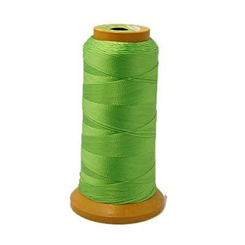 Nylon Sewing Thread, Lawn Green, 0.1mm, about 640~680m/roll
