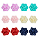 6 Pairs 6 Colors 3D Flower Polymer Clay Stud Earrings with 304 Stainless Steel Pins(EJEW-FI0003-13)-8