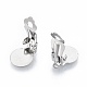 Accessoires de boucles d'oreilles clips à vis en 304 acier inoxydable(X-STAS-N092-168P)-1