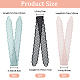 3Pcs 3 Style French Embroidery Lace Polyester Headband(MRMJ-GF0001-38)-2