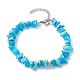 bracelet en perles de turquoise synthétique(BJEW-JB09686-11)-1