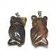 Natural & Synthetic Mixed Stone Pendants(G-T087-M)-3