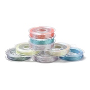 (Defective Closeout Sale: Some Spool is Broken) Polyester Threads, for Jewelry Making, Mixed Color, 0.3mm, about 21.87 Yards(20m)/Roll(OCOR-XCP0001-96)