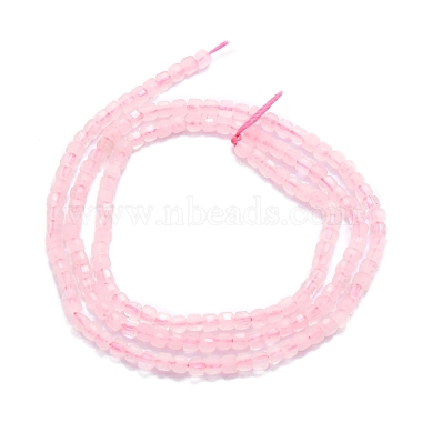 Natural Rose Quartz Beads Strands(G-P457-B01-50)-3