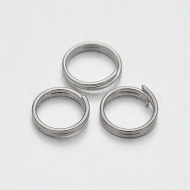 Platinum Ring Brass Split Rings