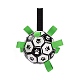 (дефектная распродажа для окрашенного лица) футбольный мяч для собак с язычками для захвата(AJEW-XCP0001-97)-1