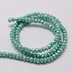 Chapelets de perles en verre galvanoplastique(X-GLAA-K016-2x3mm-07FR)-2