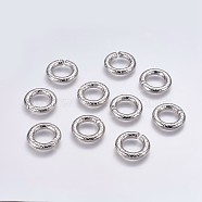 CCB Plastic Linking Rings, Ring, Platinum, 25x4.5mm, about 14mm inner diameter(CCB-G006-114P)