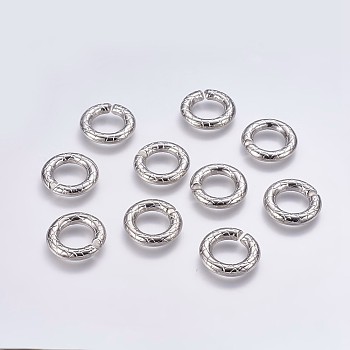 CCB Plastic Linking Rings, Ring, Platinum, 25x4.5mm, about 14mm inner diameter