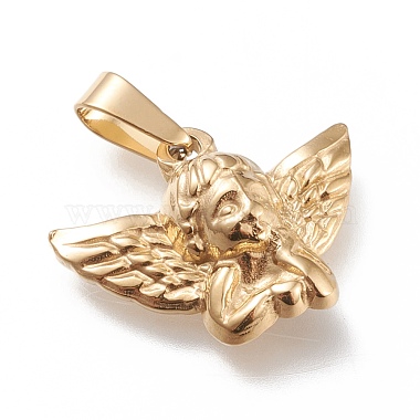 Golden Angel & Fairy 304 Stainless Steel Pendants