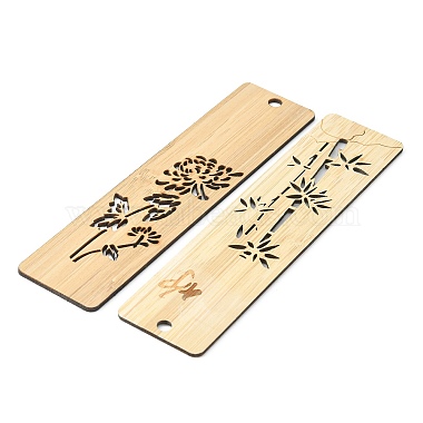 SUPERFINDINGS 8Pcs Chinese Style Bamboo Bookmarks(AJEW-FH0003-34)-3