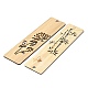 Superfindings 8шт бамбуковые закладки в китайском стиле(AJEW-FH0003-34)-3