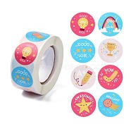Reward Stickers, Round Animal Encouragement Stickers for Kids , Other Pattern, 6.5x2.8cm(DIY-K037-03C)