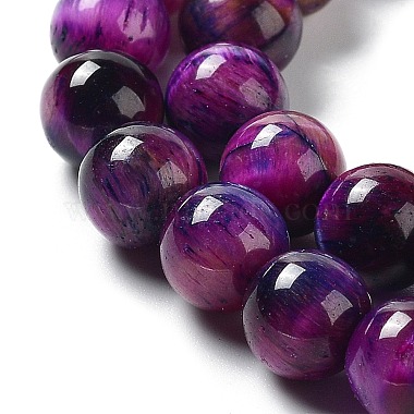 Natural Rainbow Tiger Eye Beads Strands(G-NH0002-A01-B04)-4