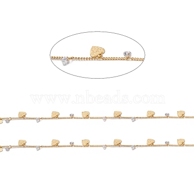 3.28 Feet Handmade Brass Curb Chains(X-CHC-I036-65G)-2