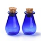 Glass Cork Bottles Ornament(AJEW-O032-02A)-1