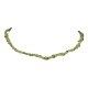 Natural Peridot Chip Beaded Necklace(NJEW-JN04615-16)-1