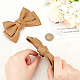 Leather Bowknot Shoe Decorations(AJEW-WH0323-23D)-3