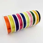 Elastic Crystal Thread, For Jewelry Making, Mixed Color, 0.8mm, about 8.74 yards(8m)/roll, 10rolls/group(CT-R001-0.8mm-02)