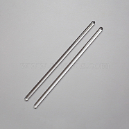 Glass Candle Stirring Rod, Clear, 200x70mm, 2pcs/set(CAND-PW0004-016A)