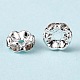 Brass Rhinestone Spacer Beads(RB-A014-L8mm-01S)-1