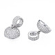 Brass Micro Pave Clear Cubic Zirconia Cord Ends(KK-N227-103P)-1