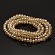 Pearl Luster Plated Faceted Rondelle Glass Beads Strands(GLAA-A024D-PL01)-2