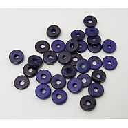 Coconut Shell Beads, Natural, Round, Purple, 12x1.5~3.5mm, Hole: 3~3.5mm(X-COCO-Q001)