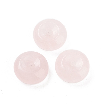 Natural Rose Quartz Beads, Rondelle, 15x7mm, Hole: 2mm